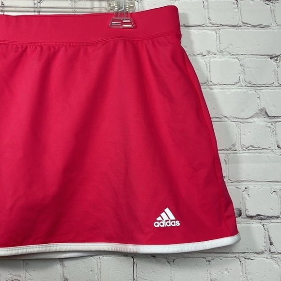 Adidas Climalite Pink and White Tennis Skort - Picture 3 of 11